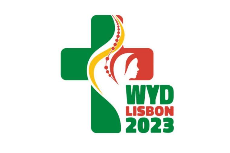 WORLD YOUTH DAY SYDNEY 2008 WYD WHITE SQUARE LOGO PIN BADGE COLLECTABLE 